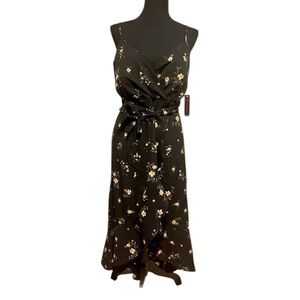 Black Floral Maxi Dress NWT